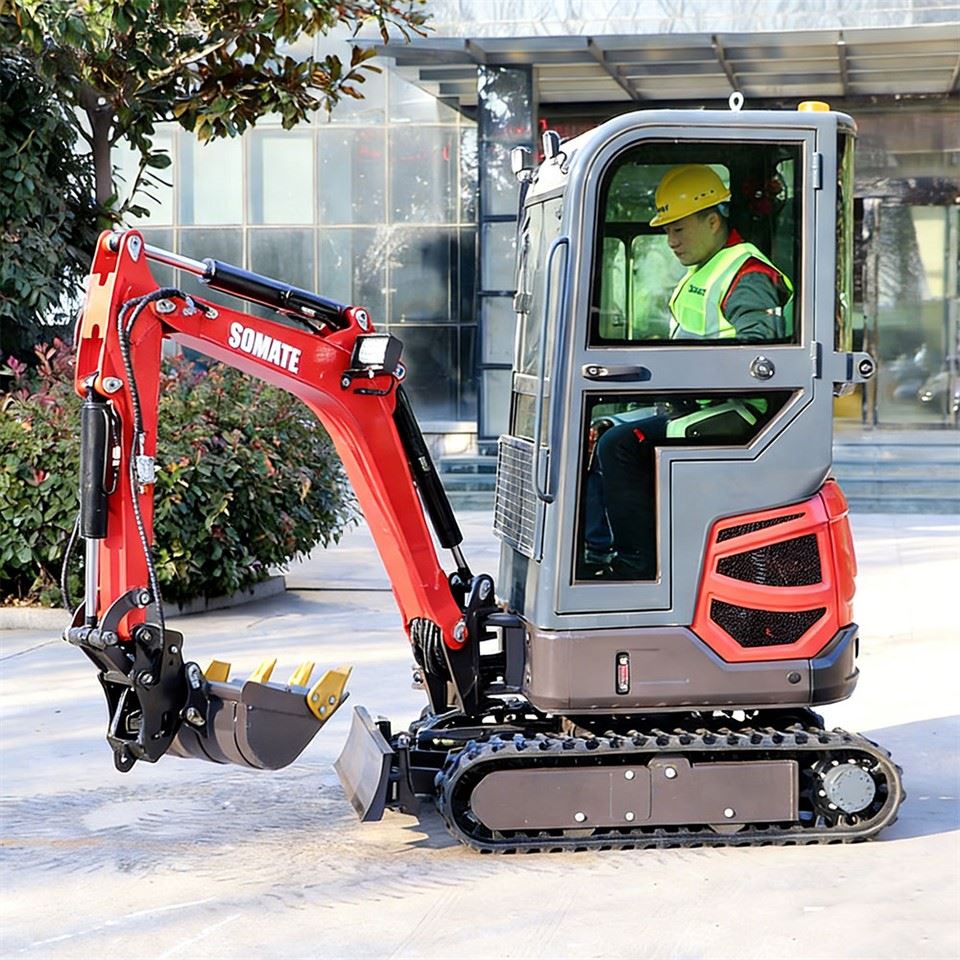 Mini Excavator With Blade factory