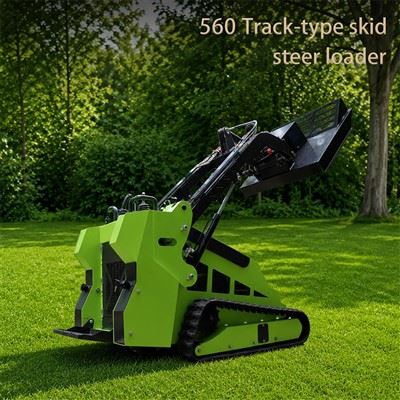 Mini Skid Steer Loader Dengan Attachment Mesin Pemotong Rumput